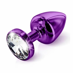 Plug analny - Diogol Anni Round Purple 25 mm