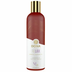 Olejek do masażu - Dona Massage Oil Relax Lavender & Tahitian Vanilla 120 ml