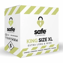 Prezerwatywy - Safe King Size XL 5 szt