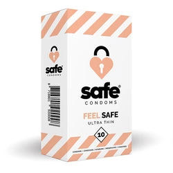 Prezerwatywy cienkie - Safe Feel Safe 10 szt
