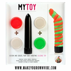 Zestaw do stworzenia wibratora - MyToy Vibrator Kit Orange & Green