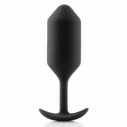 Plug analny - B-Vibe Snug Plug 3 Black