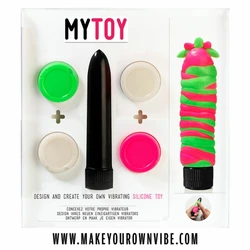 Zestaw do stworzenia wibratora - MyToy Vibrator Kit Green & Pink