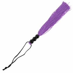 Mały, gumowy bicz - S&M Small Rubber Whip Purple