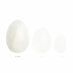 Kulka gejszy - La Gemmes Yoni Egg Clear Quartz L