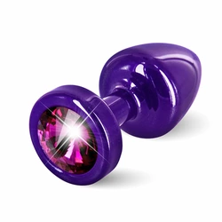 Plug analny - Diogol Anni Round Purple & Pink 25 mm