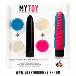 Zestaw do stworzenia wibratora - MyToy Vibrator Kit Blue & Pink