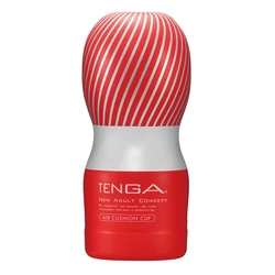 Tenga - Air Cushion Cup Medium Średni Żebrowany Masturbator Ssący
