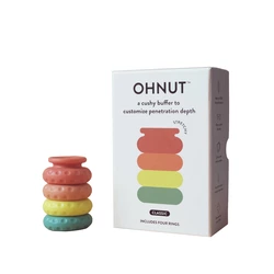 Ohnut - Klasyczne Miękkie Pierścienie 4 szt Kolorowe