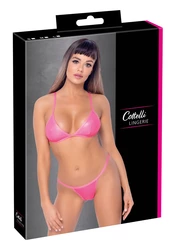 Cottelli LINGERIE - Seksowne 2-Częściowe Różowe Bikini M