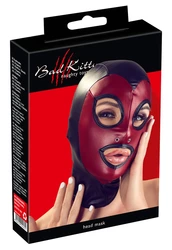 Bad Kitty - Czerwona Maska Z Otworem Na Oczy I Usta
