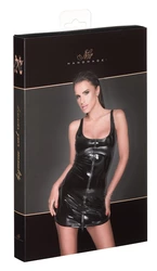 Noir - Seksowna Czarna Mini Sukienka Z Połyskiem XL