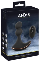 ANOS - Silikonowy Kulkowy Masażer Prostaty Czarny + Pilot