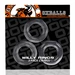 Trzypak pierścieni - Oxballs Willy Rings 3-pack Cockrings Clear