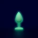 B-Vibe - ASStronaut Glow-in-the-Dark Zestaw z korkiem analnym - zielony