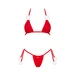 Obsessive - Seksowny Świąteczny Komplecik Bobble Girl Czerwony One Size