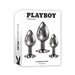 Playboy Pleasure - Zestaw korków analnych Pleasure 3 - 3 sztuki