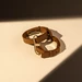 Crave - ICON Cuffs - Eleganckie mankiety pokryte 18k złotem