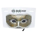Maska na oczy - S&M Grey Masquerade Mask